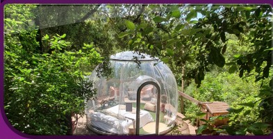 Dormir dans une bulle à ATTRAP'RÊVES LA BOUILLADISSE