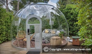 Unusual stay in a Jungle Bubble in PACA, France