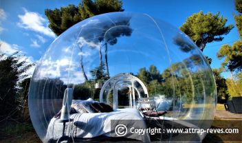 Nuit insolite dans la bulle chic et design vers Marseille